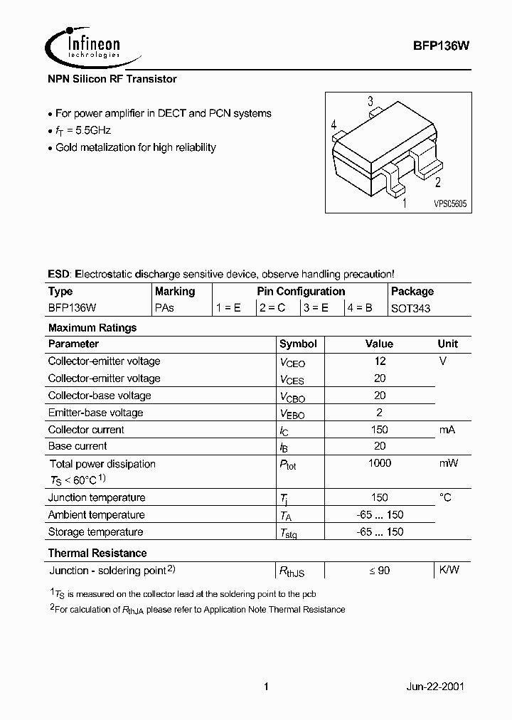 BFP136_501806.PDF Datasheet