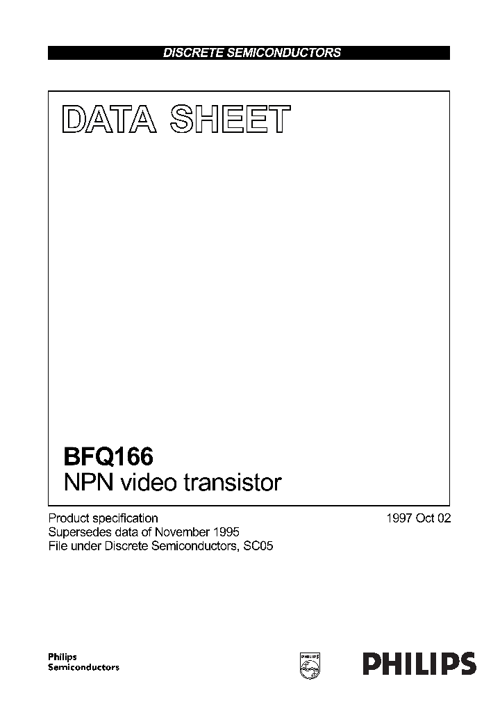 BFQ166_555486.PDF Datasheet