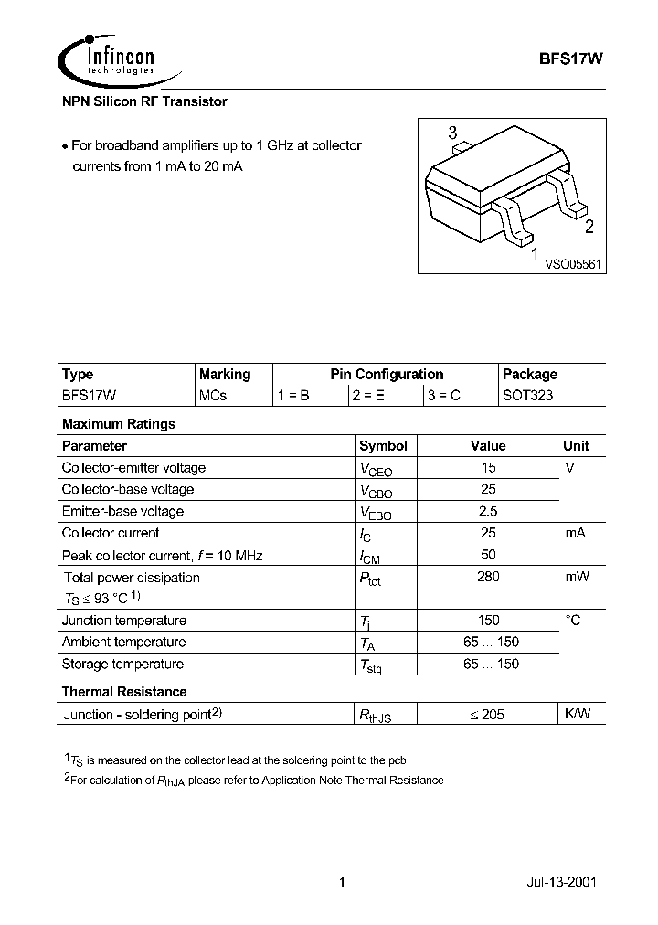 BFS17W_523860.PDF Datasheet