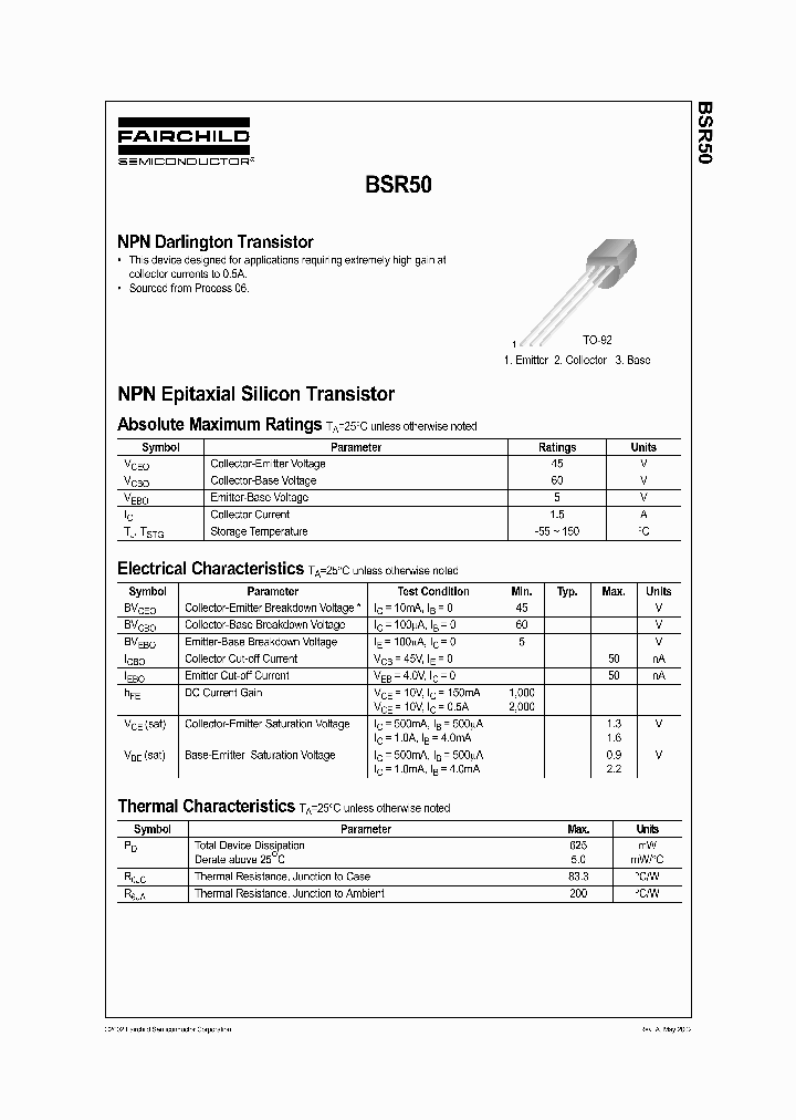 BSR50_489914.PDF Datasheet