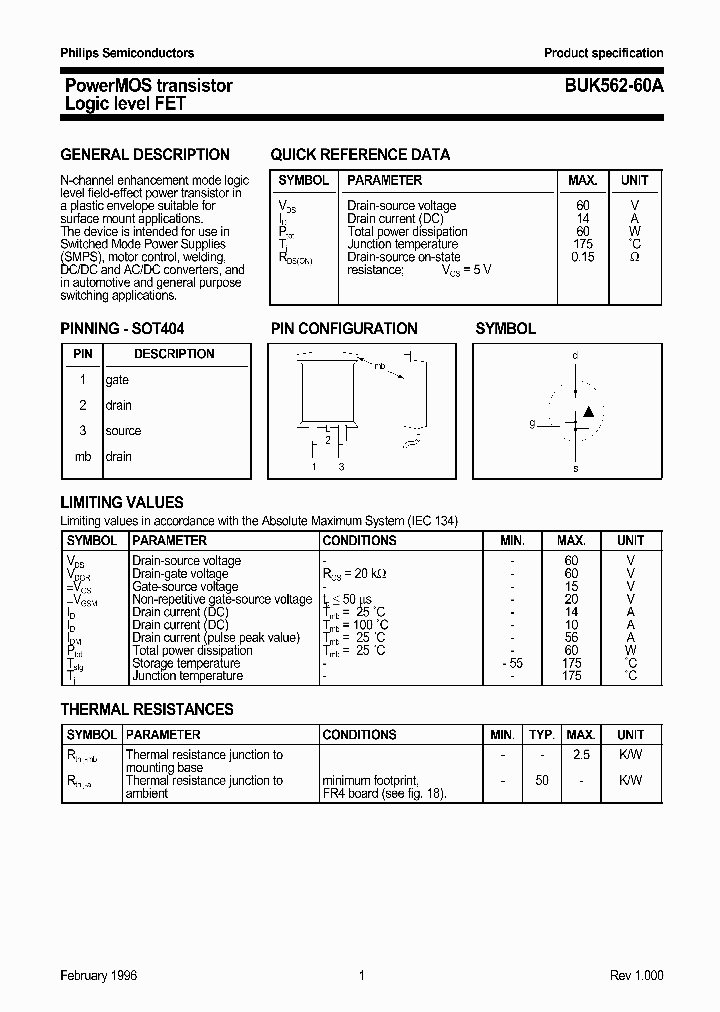 BUK562-60A_533656.PDF Datasheet