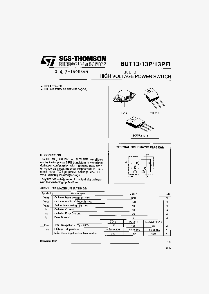 BUT13_522823.PDF Datasheet