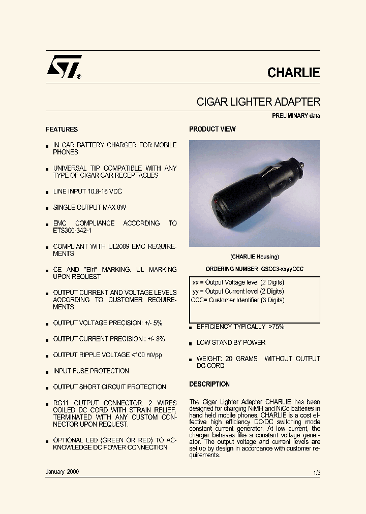 CHARLIE_531072.PDF Datasheet