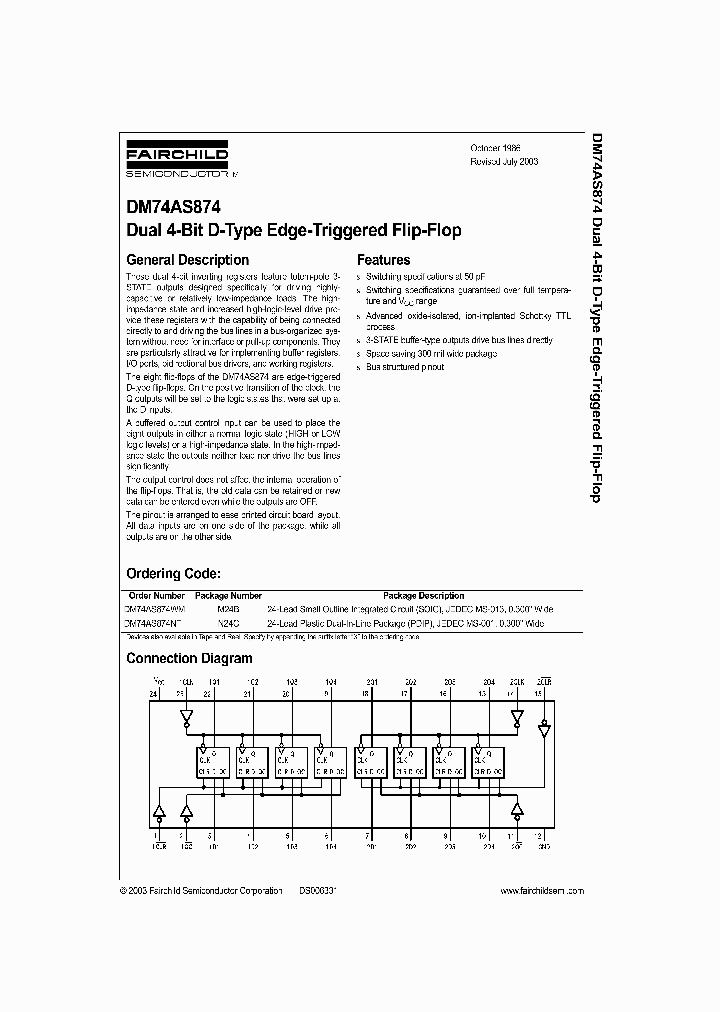 DM74AS874_556357.PDF Datasheet