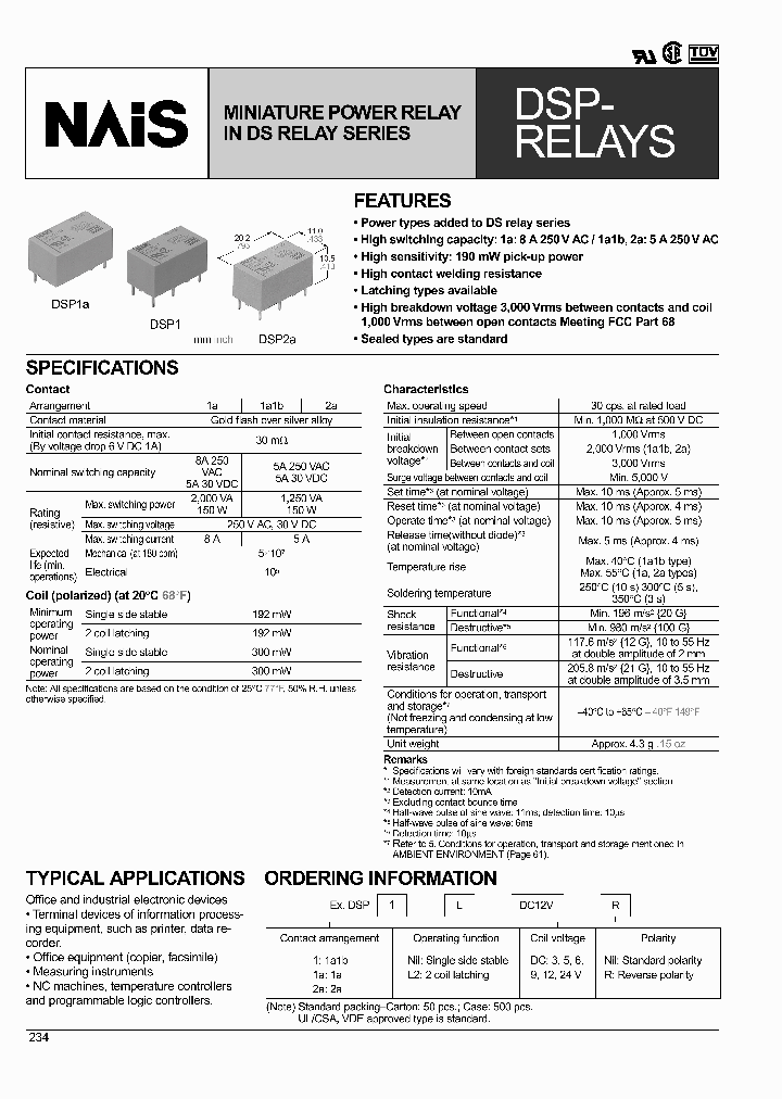 DSP1A-DC12V_553984.PDF Datasheet
