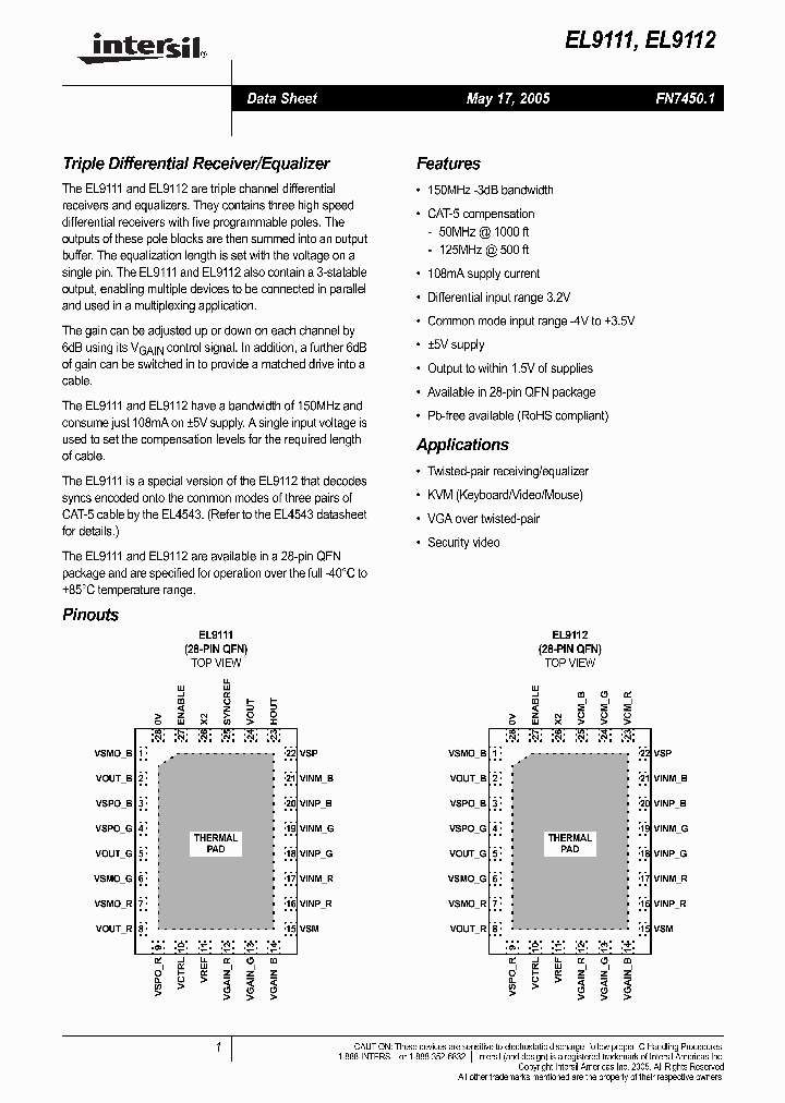 EL9111IL-T7_536239.PDF Datasheet