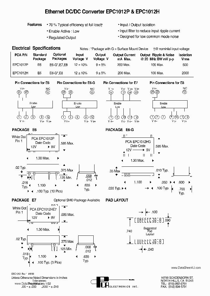 EPC1012H_487805.PDF Datasheet