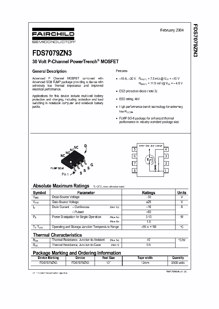 FDS7079ZN3_493171.PDF Datasheet