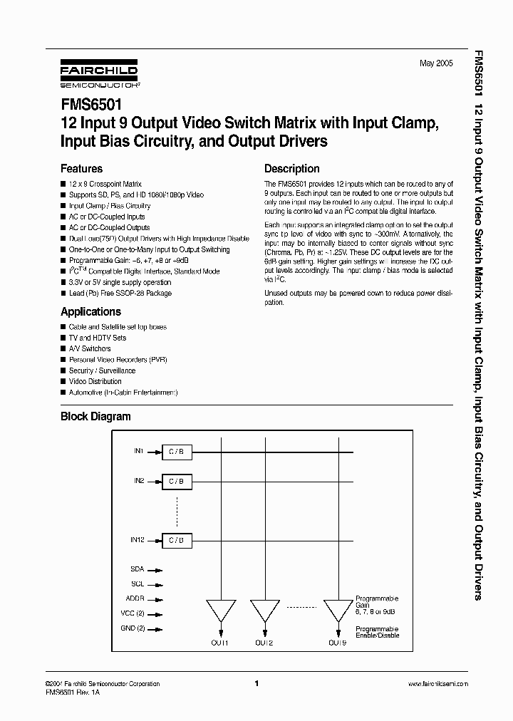FMS6501MSA28X_510188.PDF Datasheet