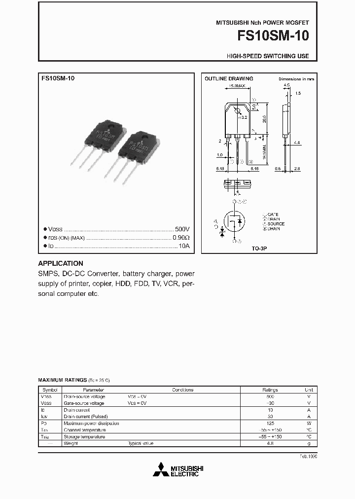 FS10SM-10_505833.PDF Datasheet