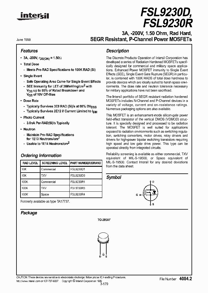FSL9230D_521343.PDF Datasheet