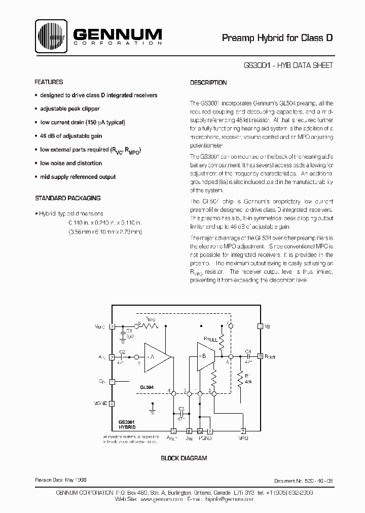 GS3001_549067.PDF Datasheet
