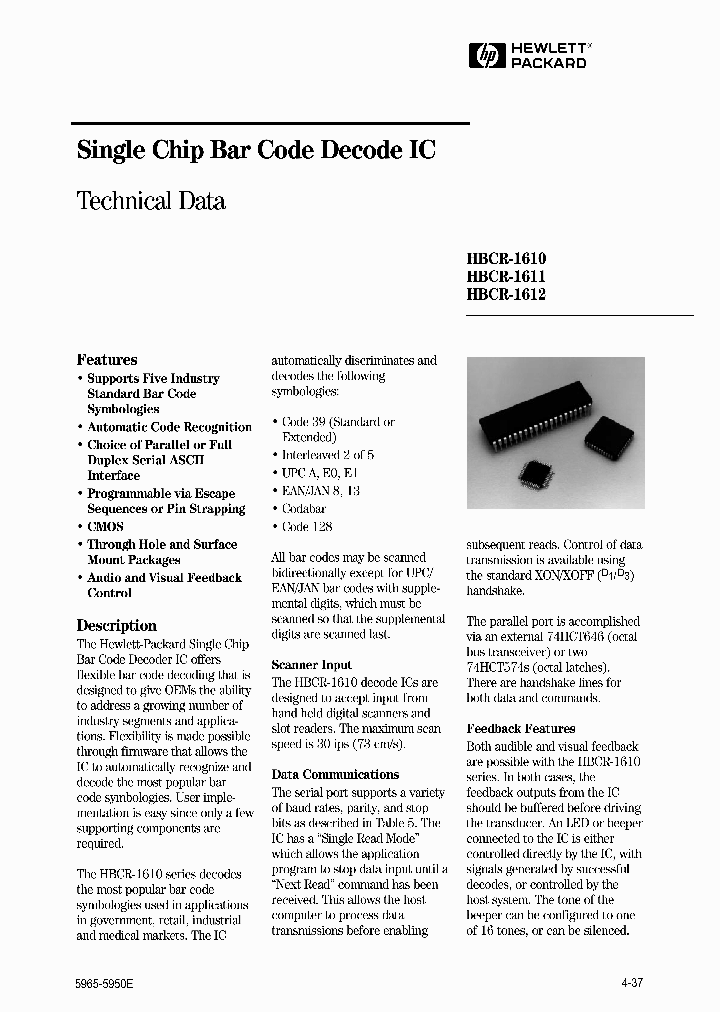 HBCR-1611_488690.PDF Datasheet