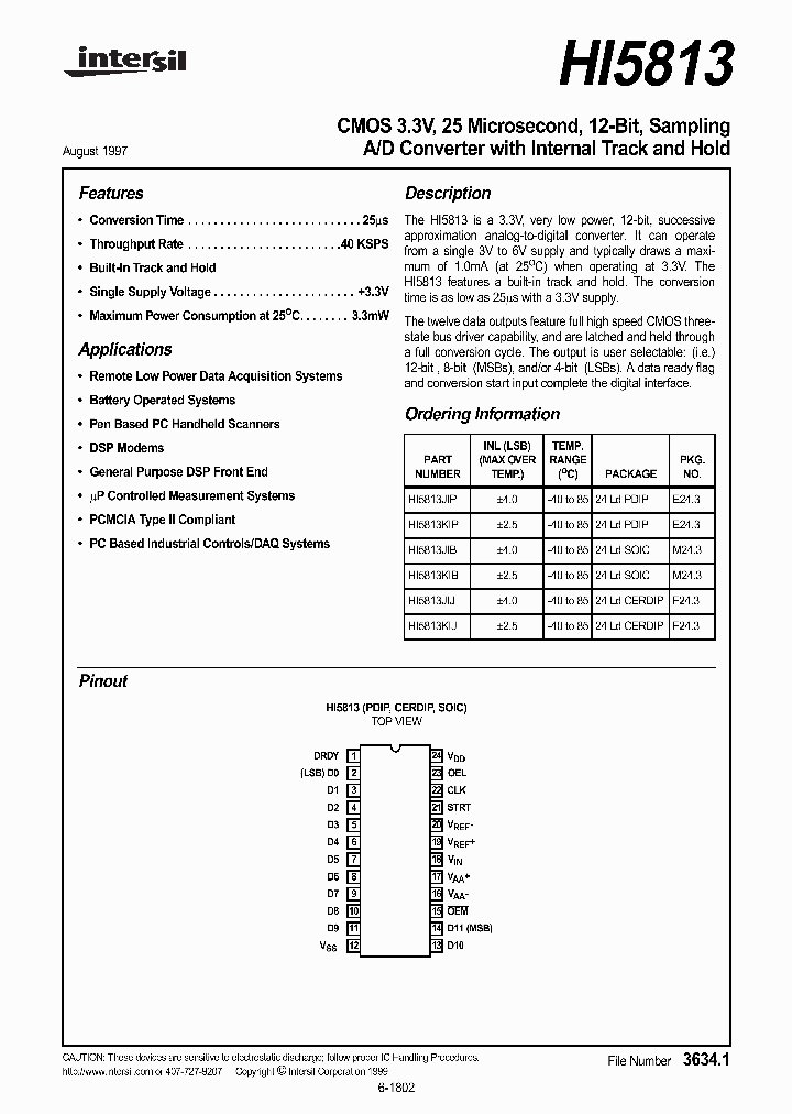 HI5813_517654.PDF Datasheet