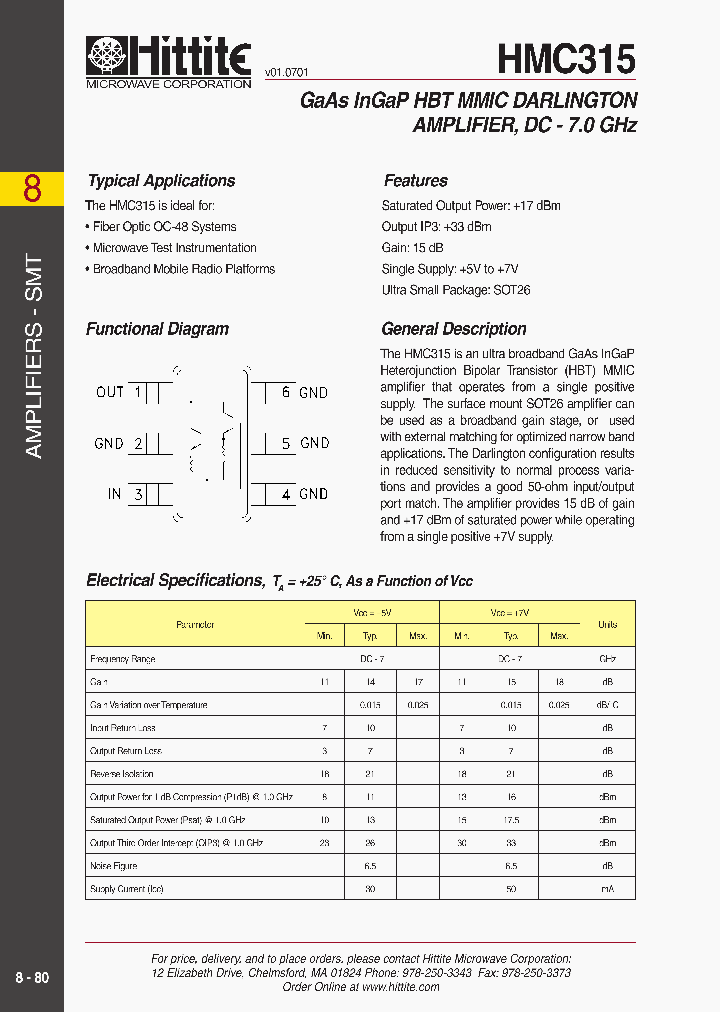 HMC315_545777.PDF Datasheet
