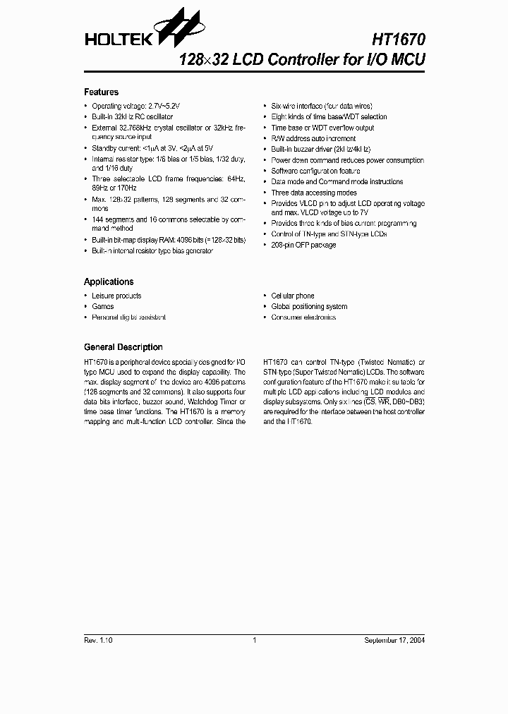 HT1670_552930.PDF Datasheet
