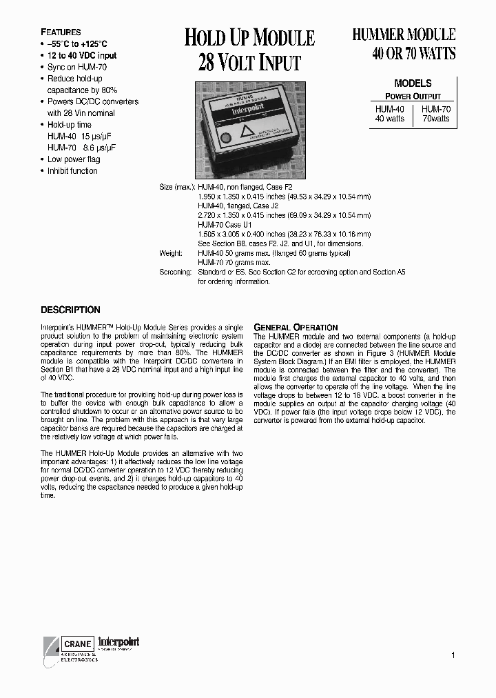 HUM-40_550143.PDF Datasheet