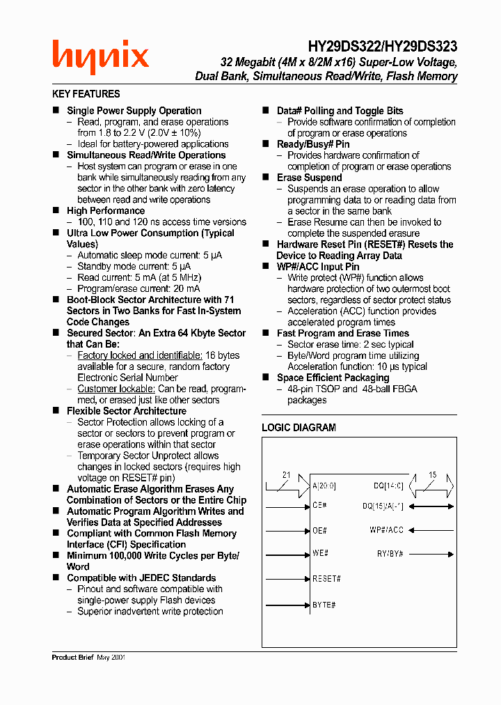 HY29DS323_543482.PDF Datasheet