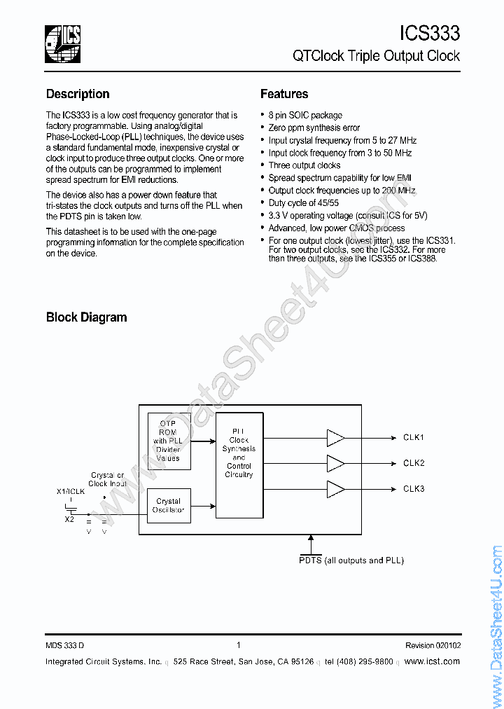 ICS333_539997.PDF Datasheet