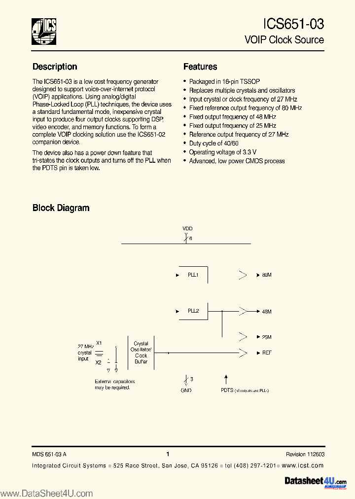 ICS651-03_510425.PDF Datasheet