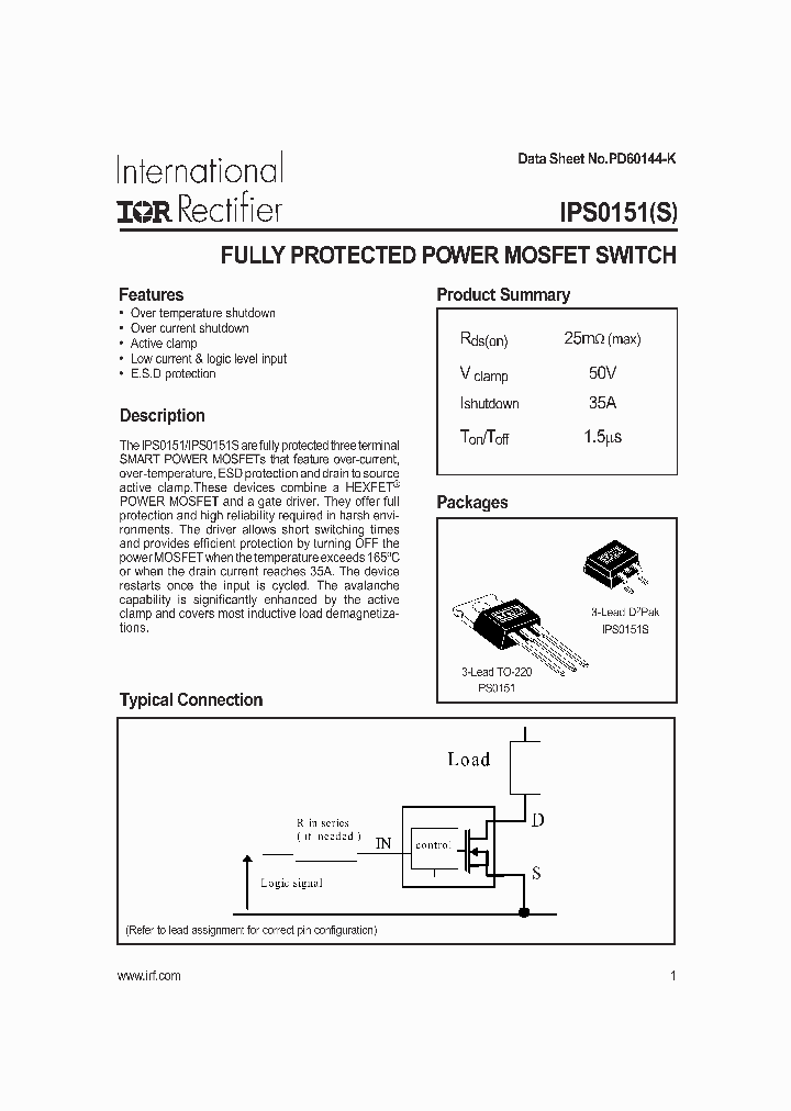 IPS0151_526335.PDF Datasheet