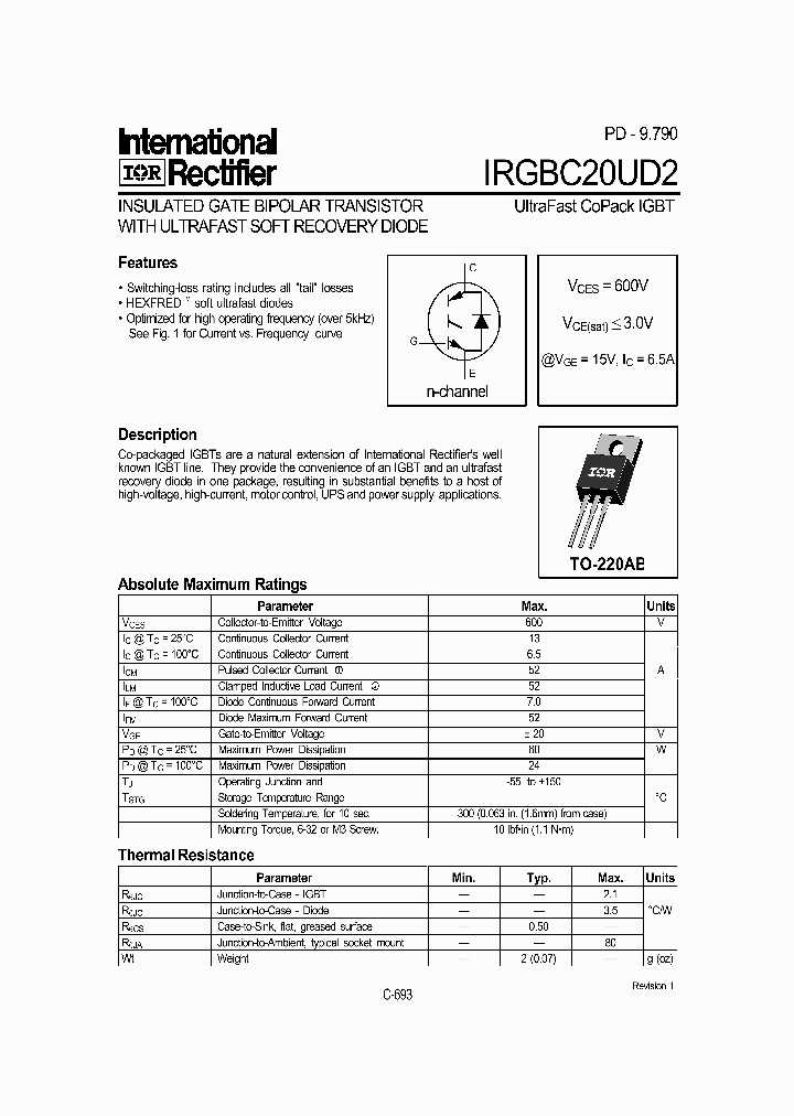 IRGBC20UD2_523929.PDF Datasheet