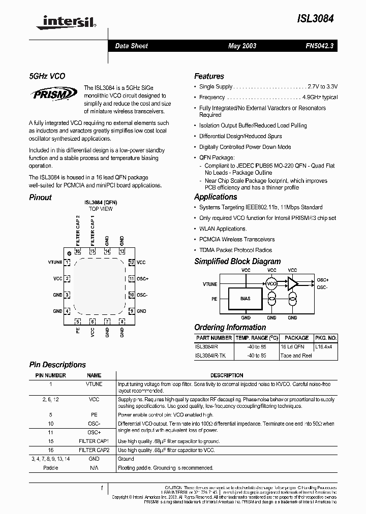 ISL3084_547247.PDF Datasheet