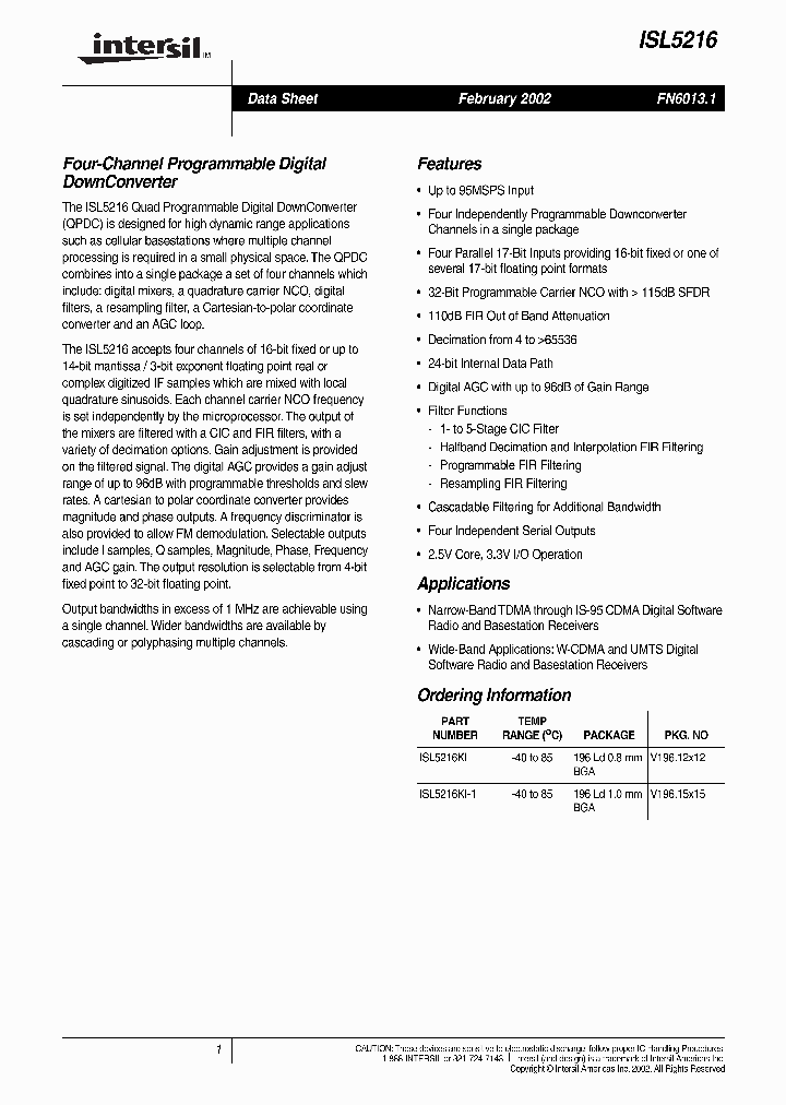 ISL5216KI-1_532542.PDF Datasheet