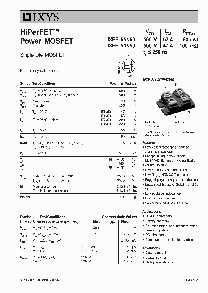 IXFE55N50_497229.PDF Datasheet