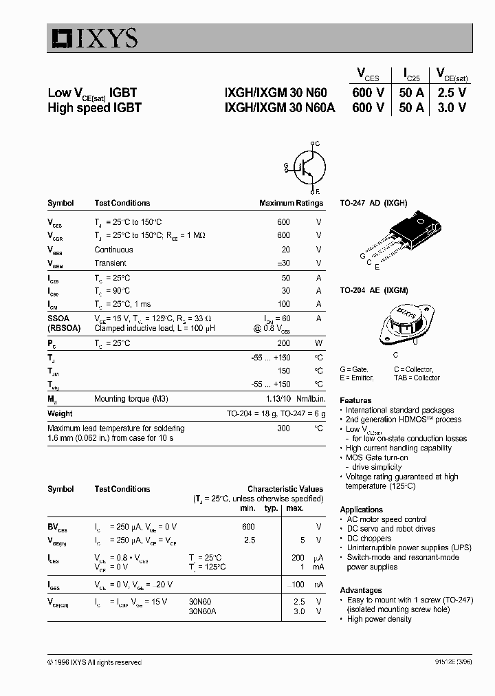 IXGH30N60_532227.PDF Datasheet