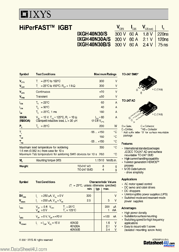 IXGH40N30A_516985.PDF Datasheet