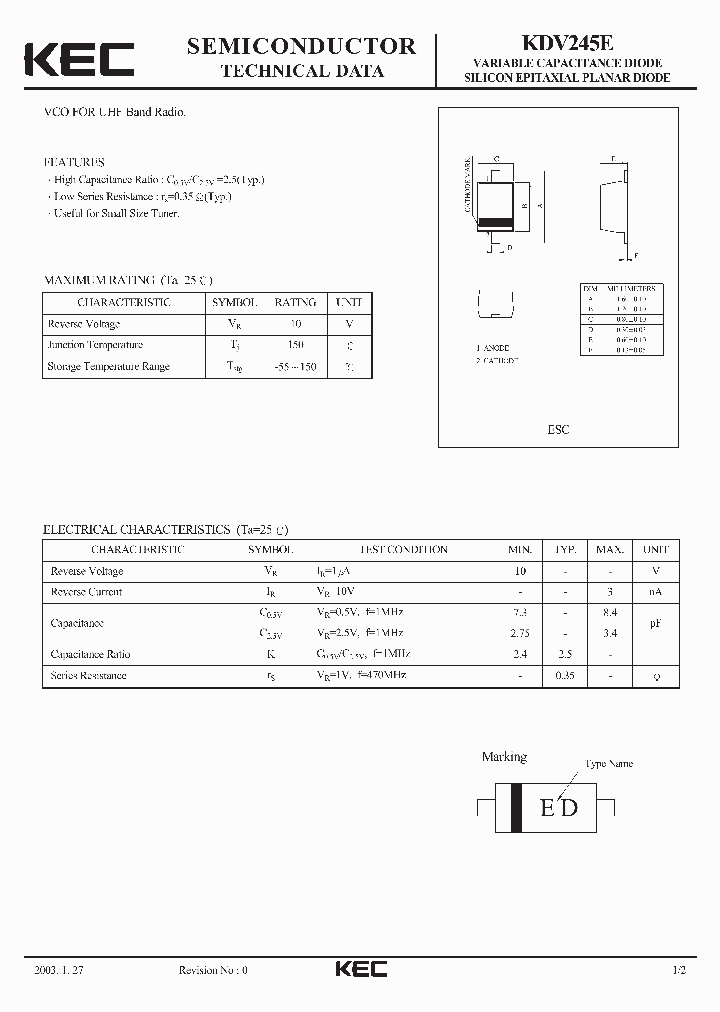 KDV245E_557999.PDF Datasheet