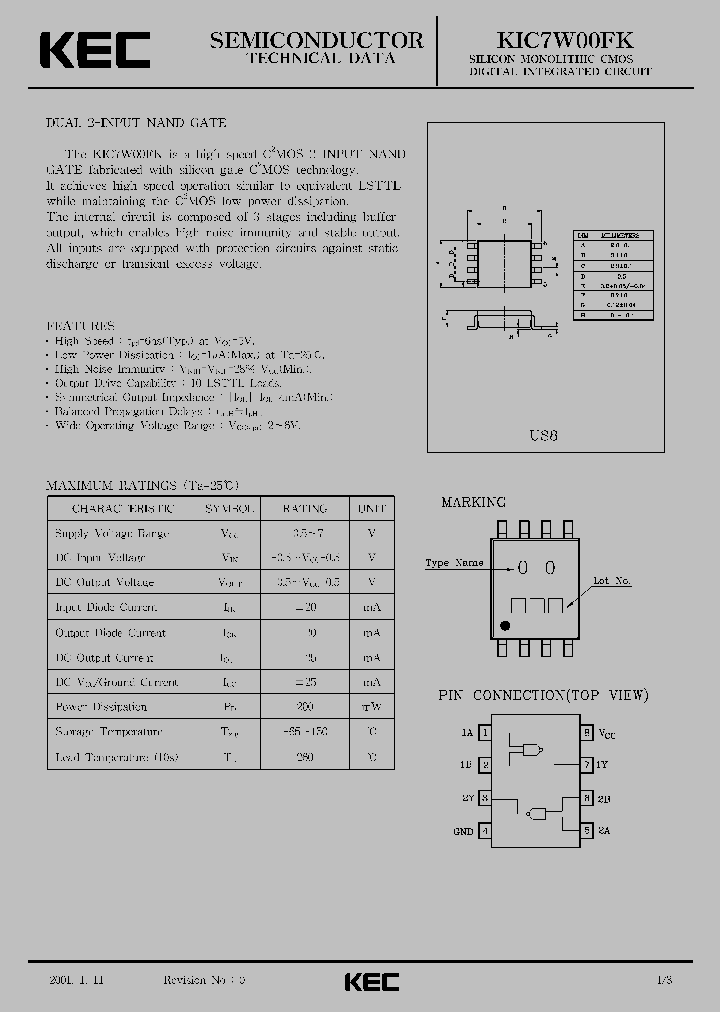 KIC7W00FK_524433.PDF Datasheet