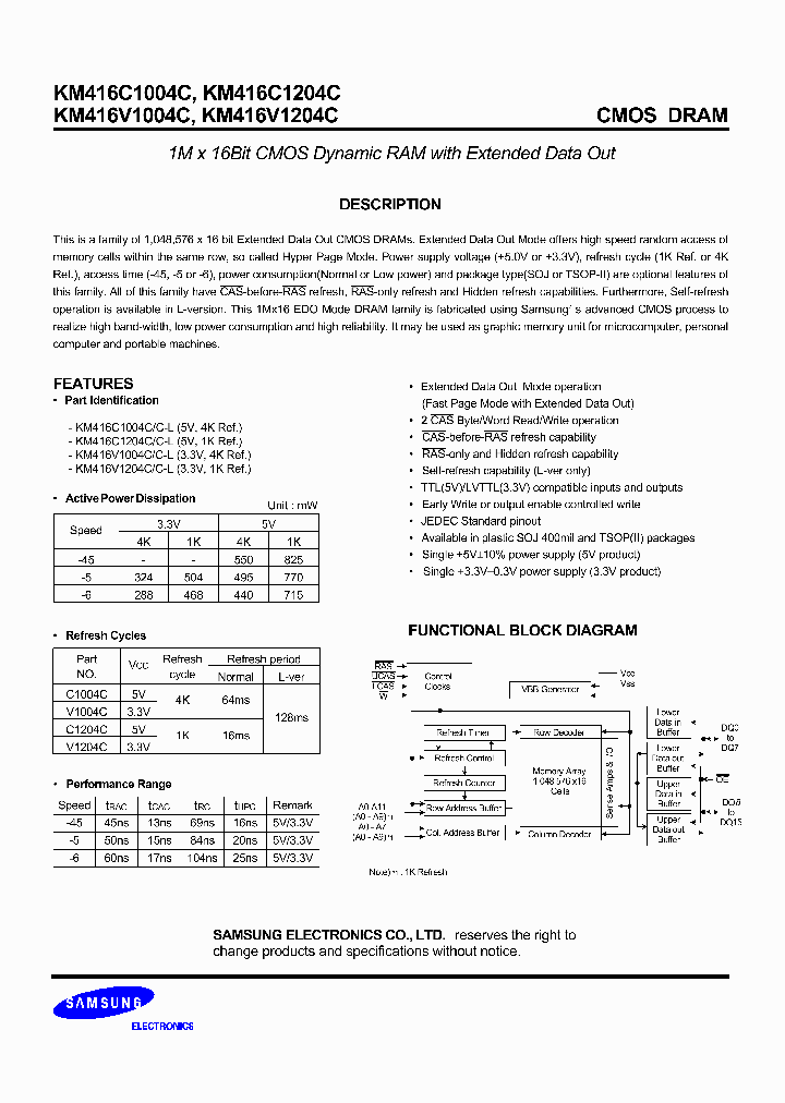 KM416C1004C-5_503218.PDF Datasheet