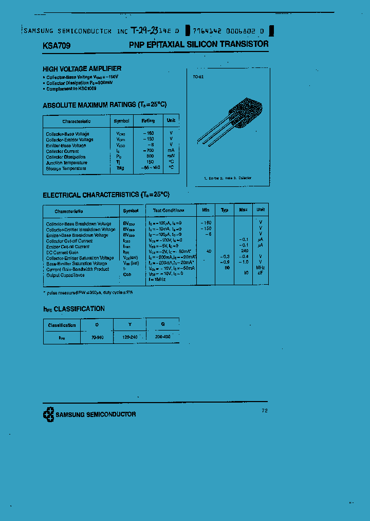 KSA709_519064.PDF Datasheet
