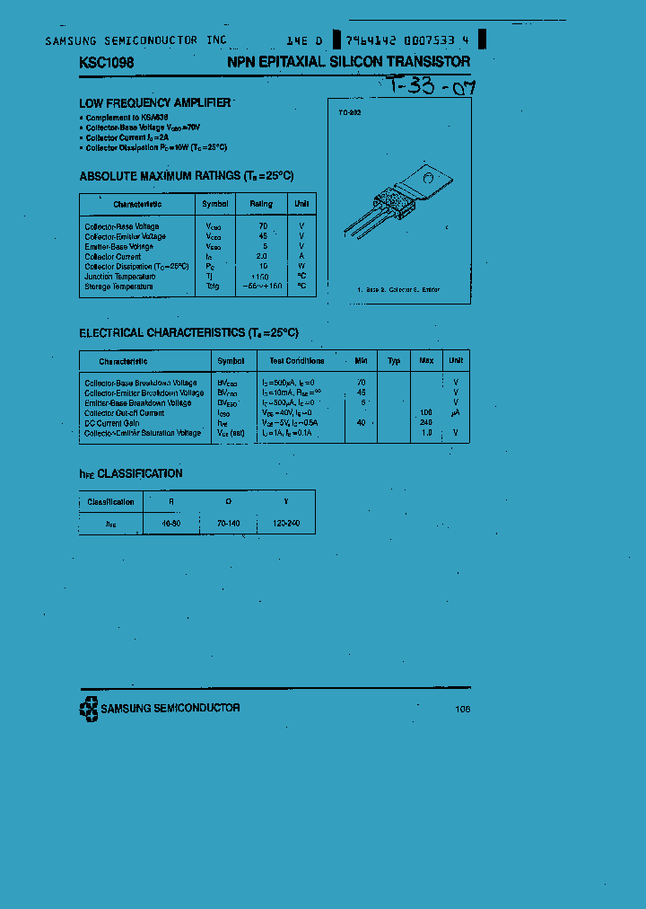 KSC1098_546516.PDF Datasheet