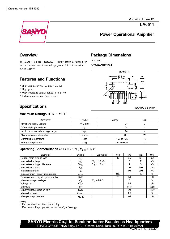 LA6511_546644.PDF Datasheet