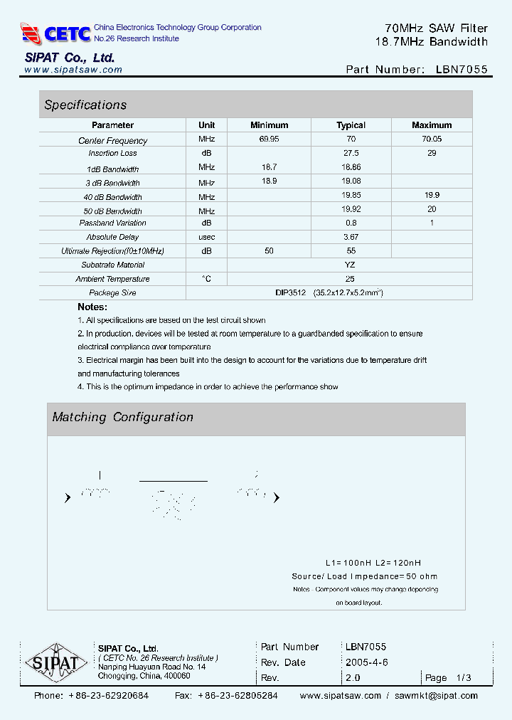 LBN7055_497404.PDF Datasheet