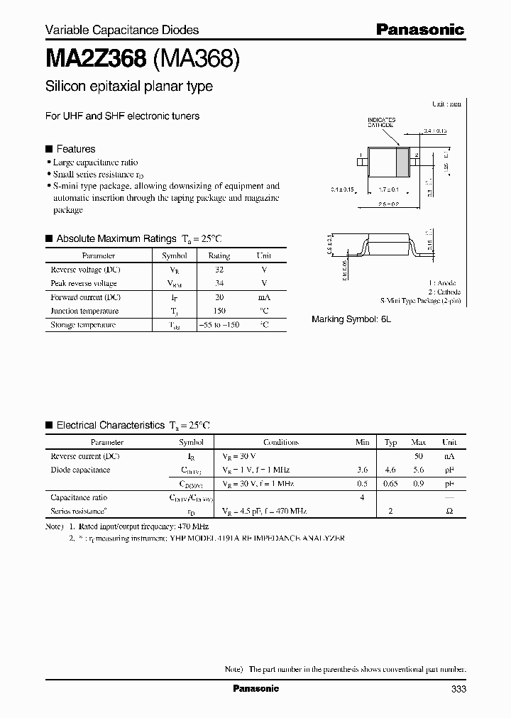 MA2Z368_550716.PDF Datasheet