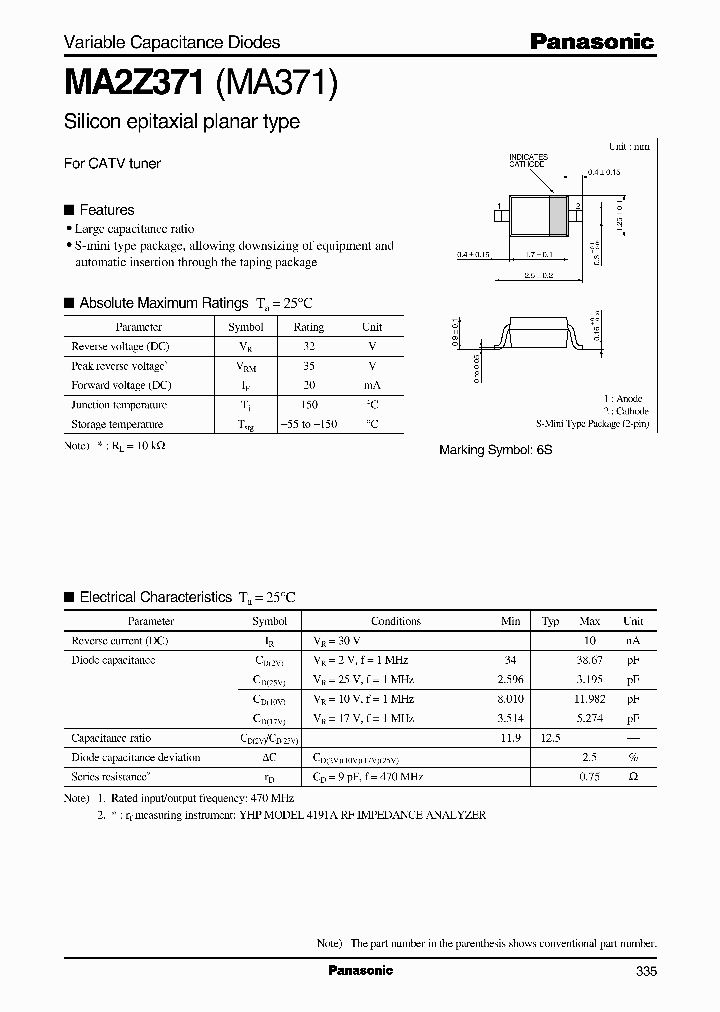 MA2Z371_537809.PDF Datasheet