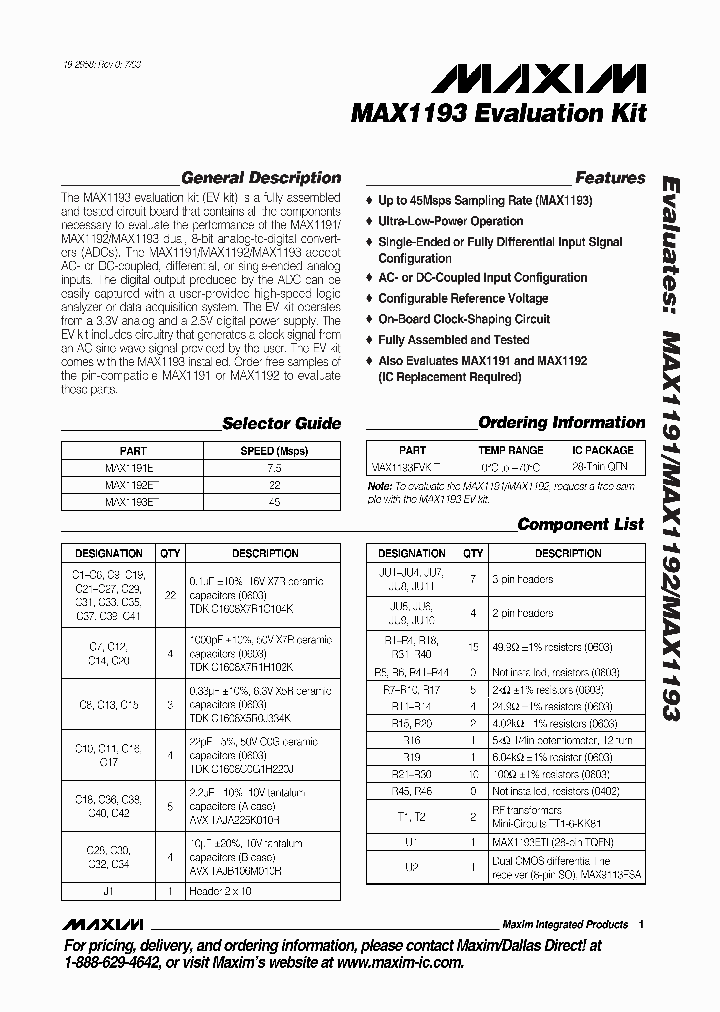 MAX1B193EVKIT_486459.PDF Datasheet