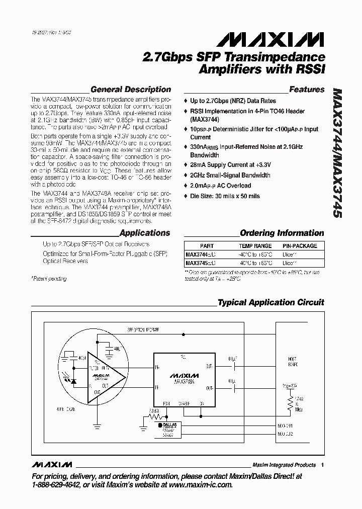 MAX3745E_490557.PDF Datasheet