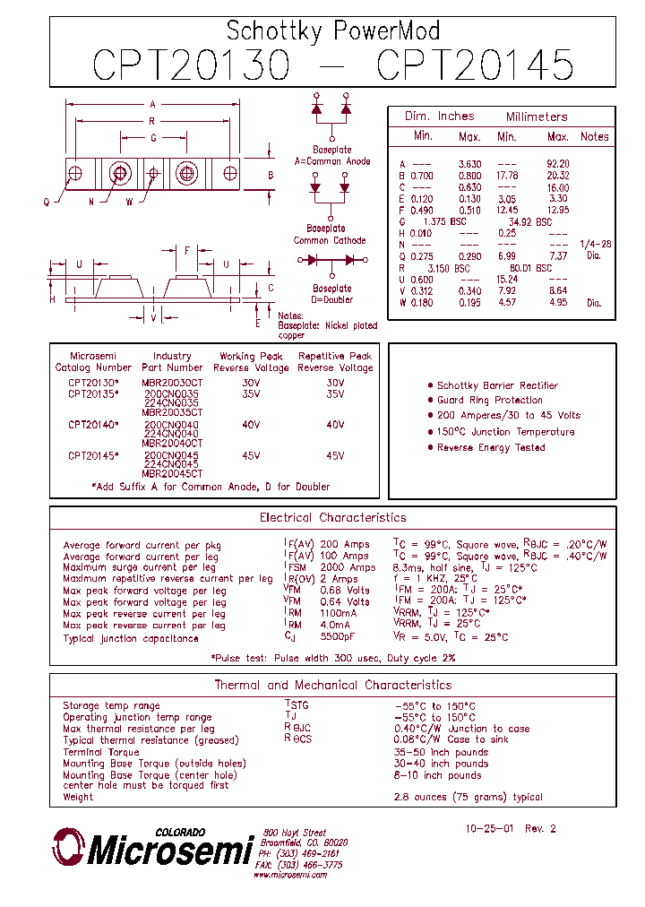 MBR20045CT_537867.PDF Datasheet