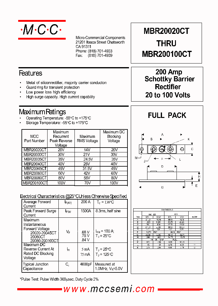 MBR20045CT_537868.PDF Datasheet