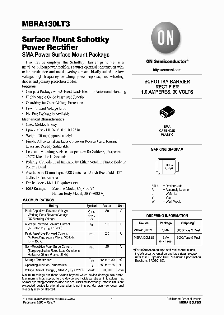 MBRA130LT3_532536.PDF Datasheet
