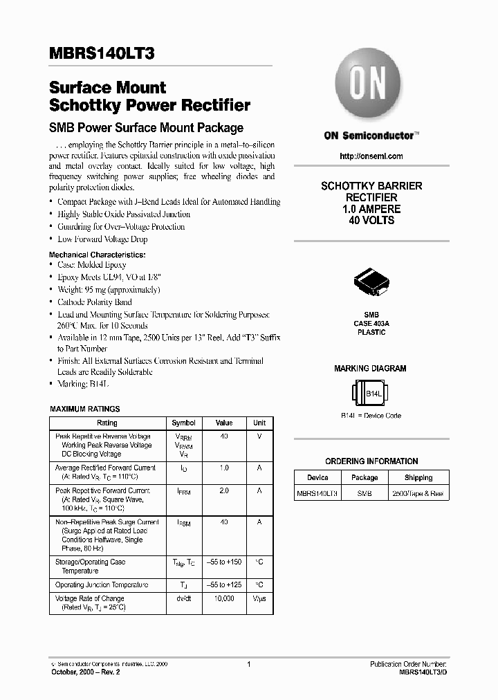MBRS140LT3_543592.PDF Datasheet
