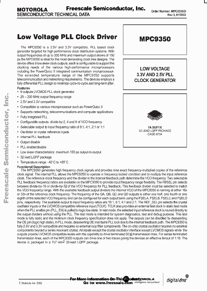 MPC9350_521892.PDF Datasheet