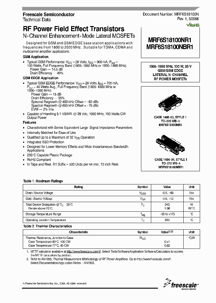 MRF6S18100N_549062.PDF Datasheet