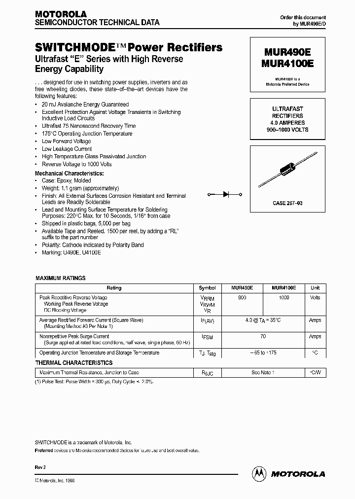 MUR490E_492455.PDF Datasheet