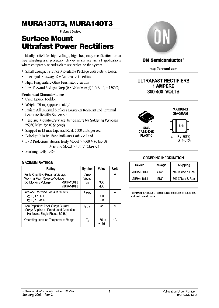 MURA130T3_540723.PDF Datasheet